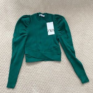 Zara cropped sweater
